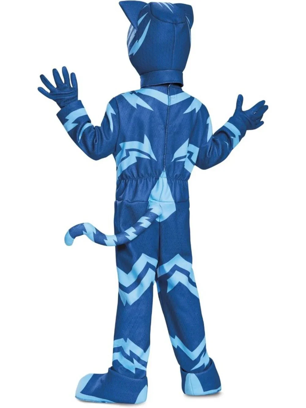 Glow-in-the-Dark Catboy Costume Jumpsuit & Mask for Toddler 3T-4T, Fun Dress-Up